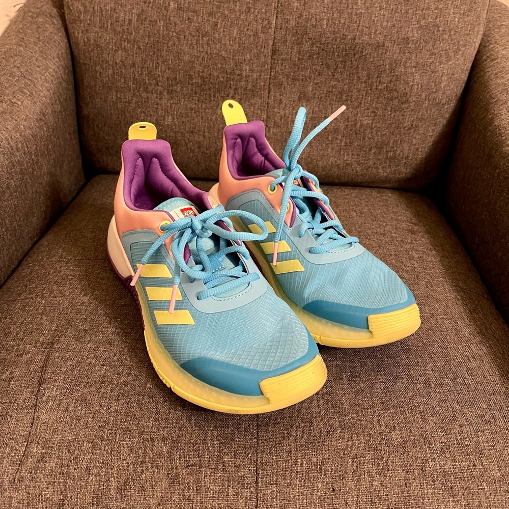 Adidas x Lego Cyan/Purple/Yellow Sneaker